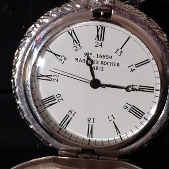 Vintage Margaux Rochier silver pocket watch - Picture 5 of 5